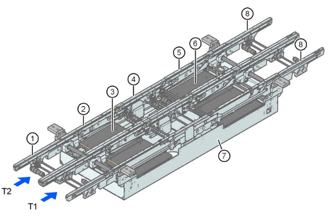 西門(mén)子貼片機(jī)D4i PCB 傳送導(dǎo)軌系統(tǒng)